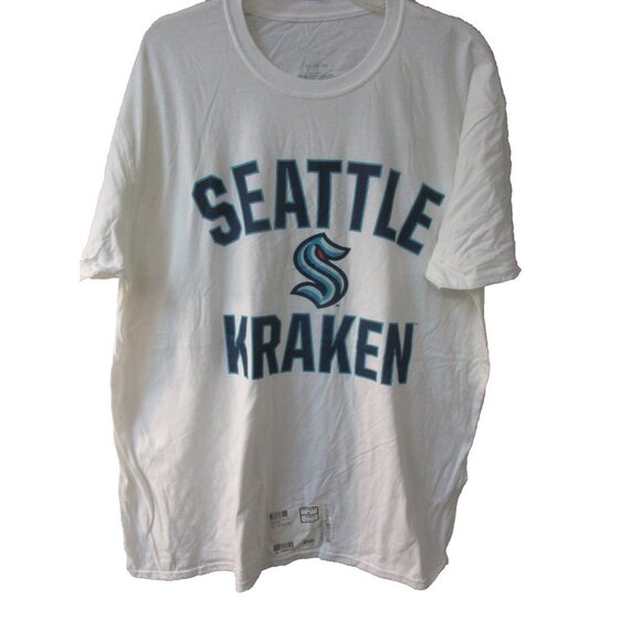 NHL Seattle Kraken Other - NHL Seattle Kraken Ice Hockey Team  Short Sleeve T-Shirt White Size 2XL NWOT!!!